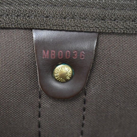 LOUIS VUITTON Keepall 50 Travel Hand Bag Damier Ebene Leather - Picture 6 of 14